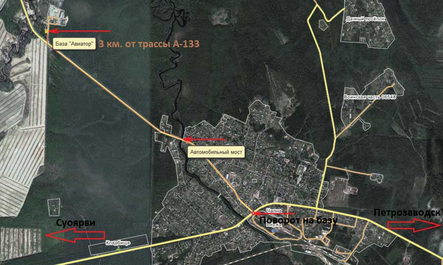 Авиатор турбаза самара карта